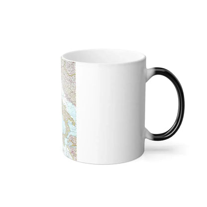 Italy (1961) (Map) Color Changing Mug 11oz - Go Mug Yourself