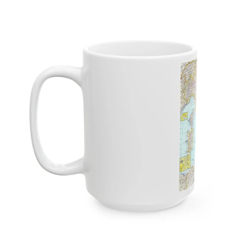 Italy (1961) (Map) White Coffee Mug-Go Mug Yourself