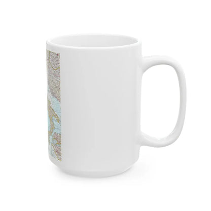 Italy (1961) (Map) White Coffee Mug-Go Mug Yourself