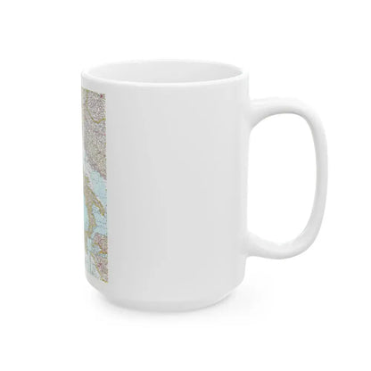 Italy (1961) (Map) White Coffee Mug - Go Mug Yourself