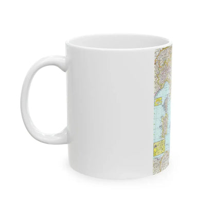 Italy (1961) (Map) White Coffee Mug - Go Mug Yourself