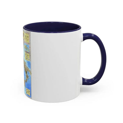 Italy (1995) (Map) Accent Coffee Mug - Go Mug Yourself