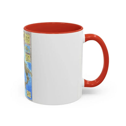Italy (1995) (Map) Accent Coffee Mug - Go Mug Yourself