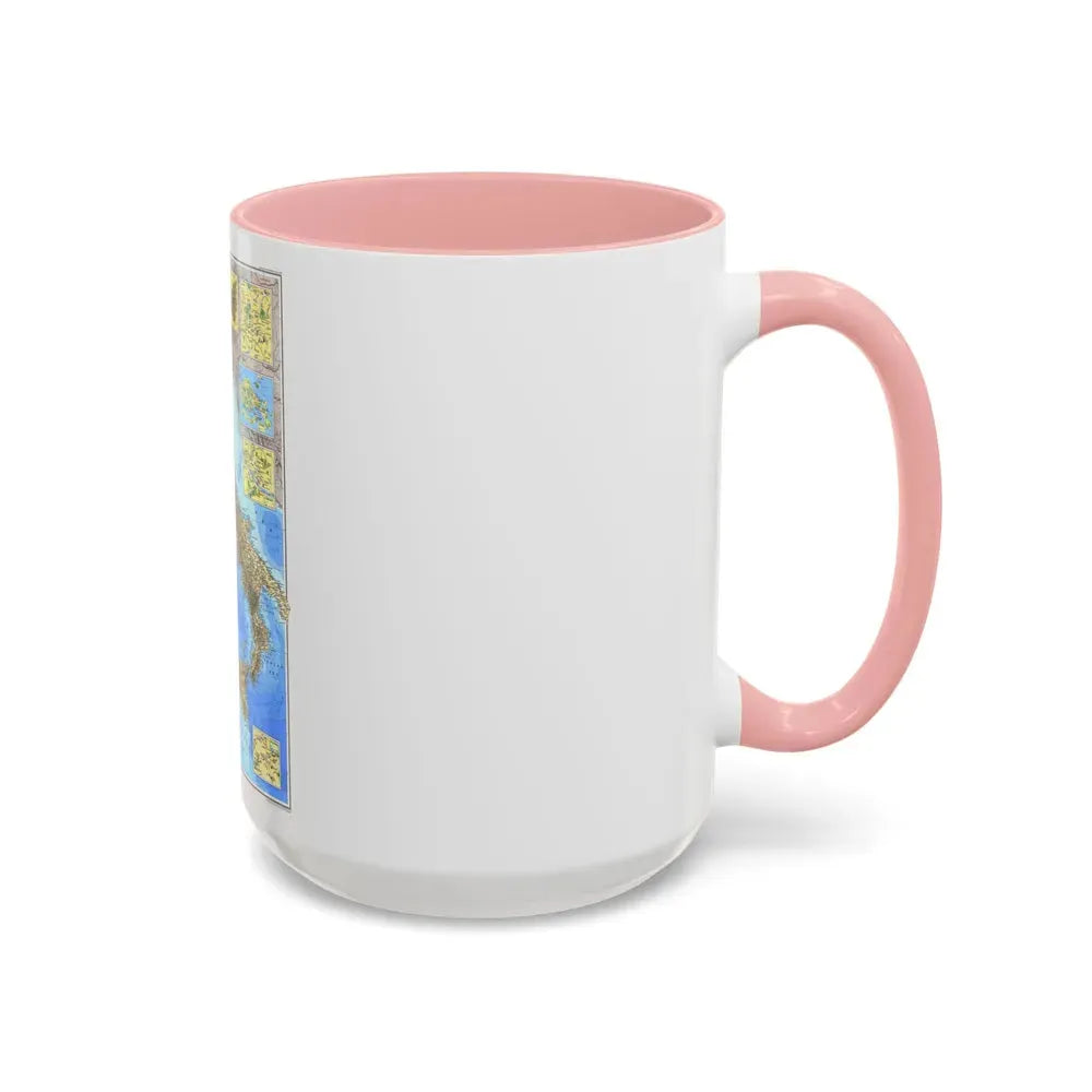 Italy (1995) (Map) Accent Coffee Mug - Go Mug Yourself