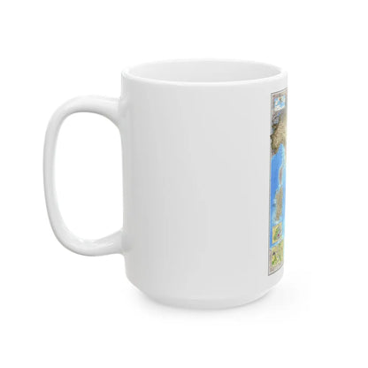 Italy (1995) (Map) White Coffee Mug-Go Mug Yourself