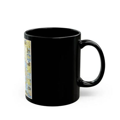 Italy - A Traveller's Map 1 (1970) (Map) Black Coffee Mug - Go Mug Yourself