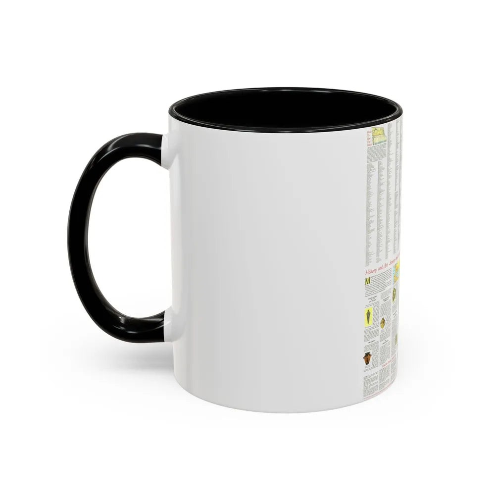 Italy - A Traveller's Map 2 (1970) (Map) Accent Coffee Mug - Go Mug Yourself
