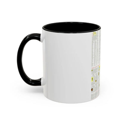 Italy - A Traveller's Map 2 (1970) (Map) Accent Coffee Mug - Go Mug Yourself