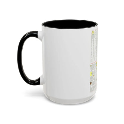 Italy - A Traveller's Map 2 (1970) (Map) Accent Coffee Mug - Go Mug Yourself