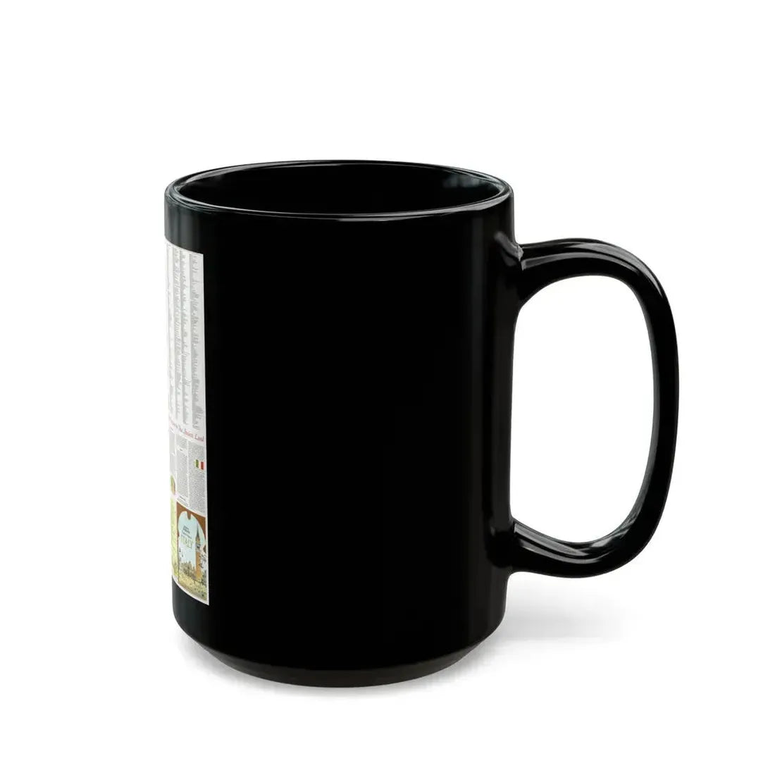 Italy - A Traveller's Map 2 (1970) (Map) Black Coffee Mug - Go Mug Yourself