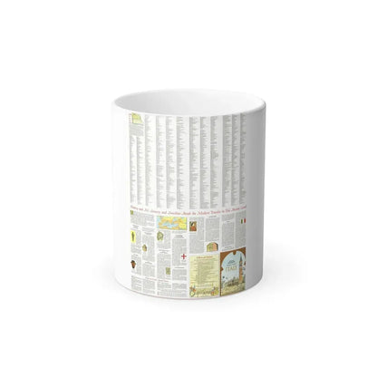 Italy - A Traveller's Map 2 (1970) (Map) Color Changing Mug 11oz Default Title - Go Mug Yourself