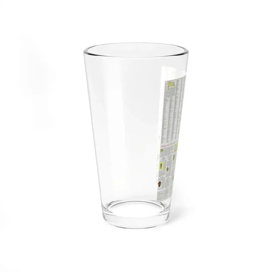 Italy - A Traveller's Map 2 (1970) (Map) Pint Glass 16oz - Go Mug Yourself