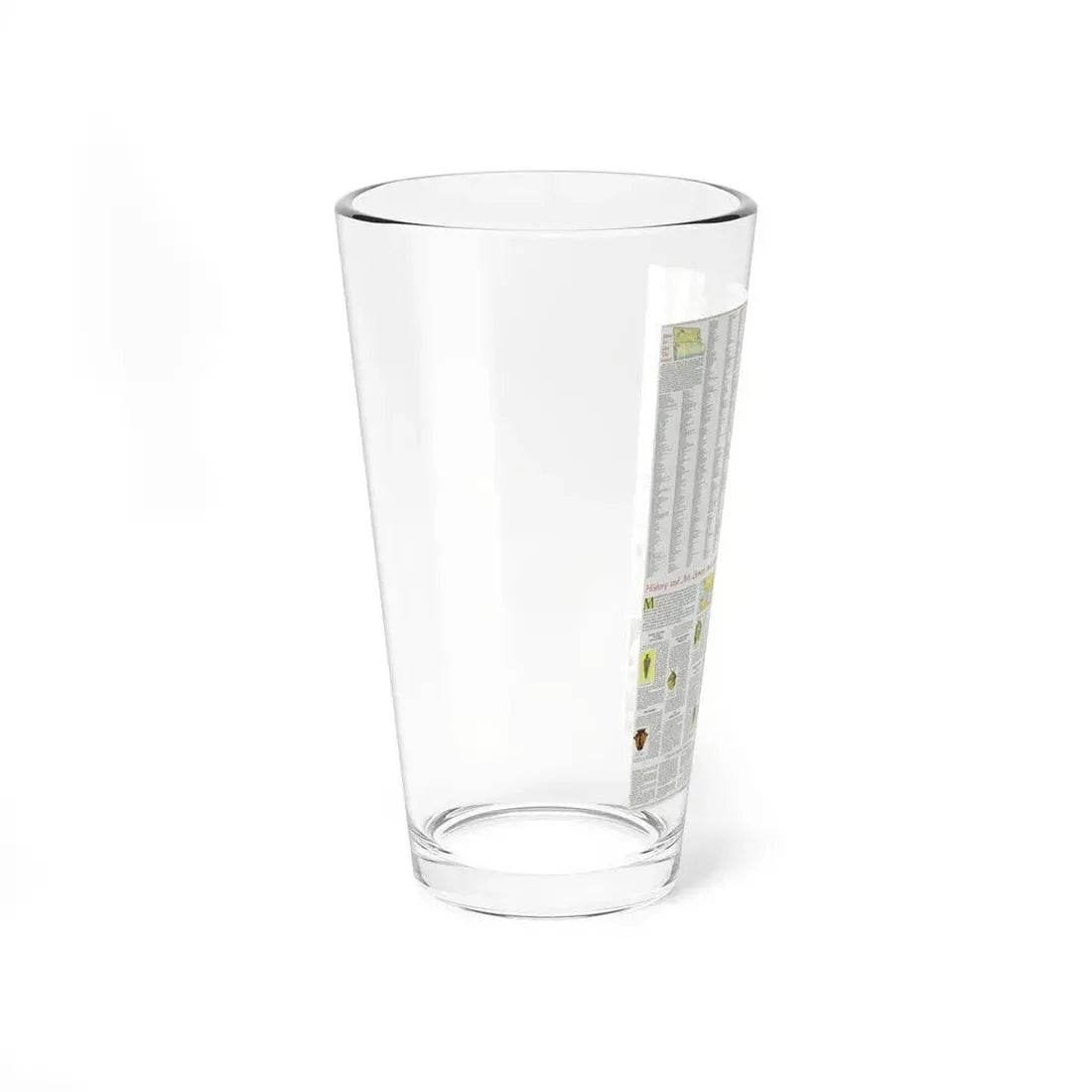 Italy - A Traveller's Map 2 (1970) (Map) Pint Glass 16oz - Go Mug Yourself