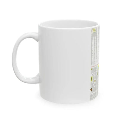 Italy - A Traveller's Map 2 (1970) (Map) White Coffee Mug - Go Mug Yourself