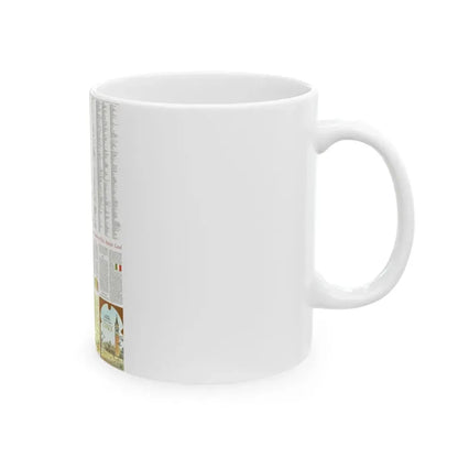 Italy - A Traveller's Map 2 (1970) (Map) White Coffee Mug - Go Mug Yourself