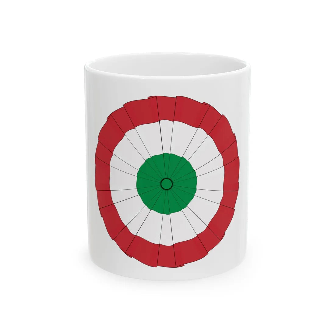 Italy cockade (Italy) White Coffee Mug 11oz - Go Mug Yourself