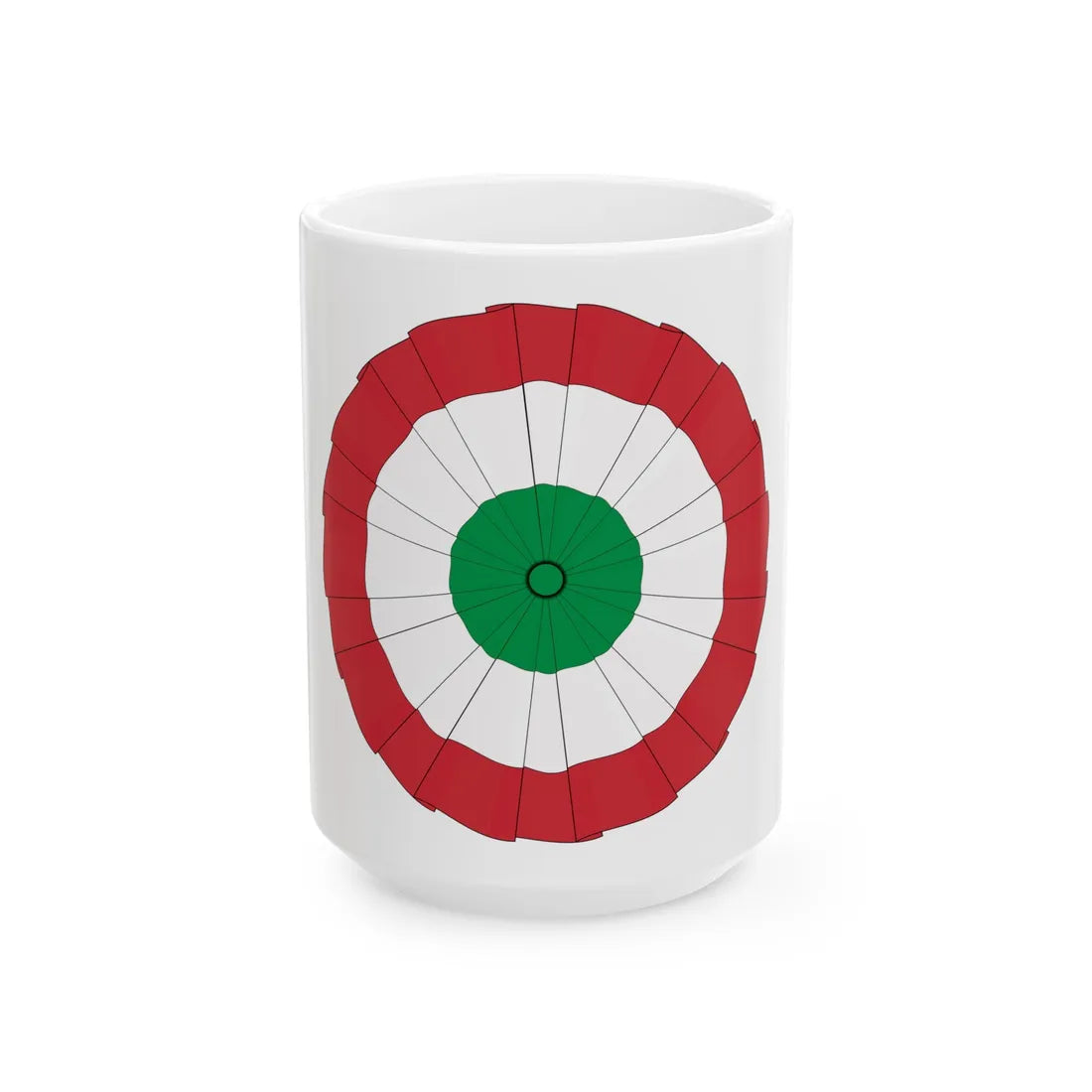 Italy cockade (Italy) White Coffee Mug 15oz - Go Mug Yourself