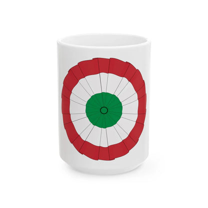 Italy cockade (Italy) White Coffee Mug 15oz - Go Mug Yourself