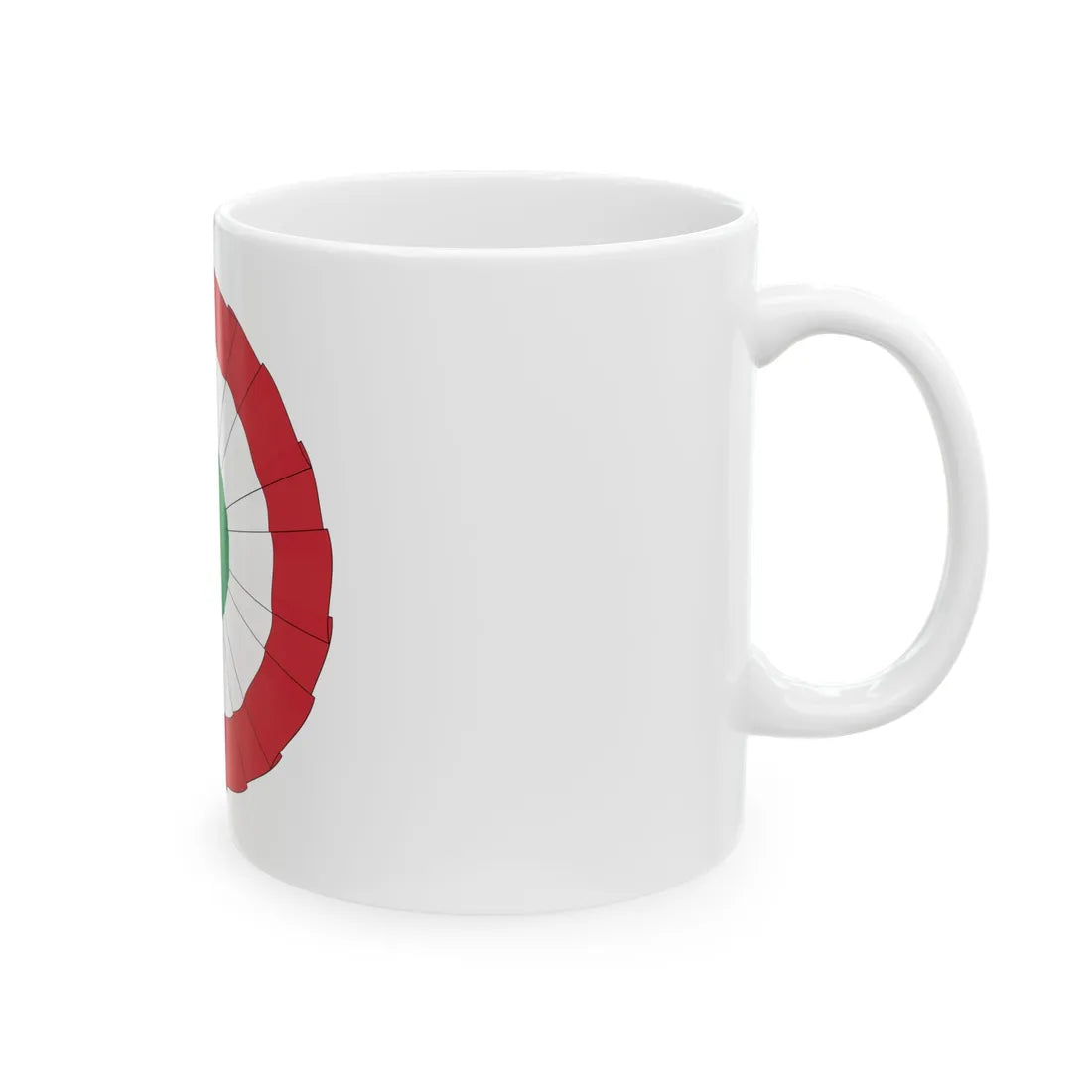 Italy cockade (Italy) White Coffee Mug - Go Mug Yourself