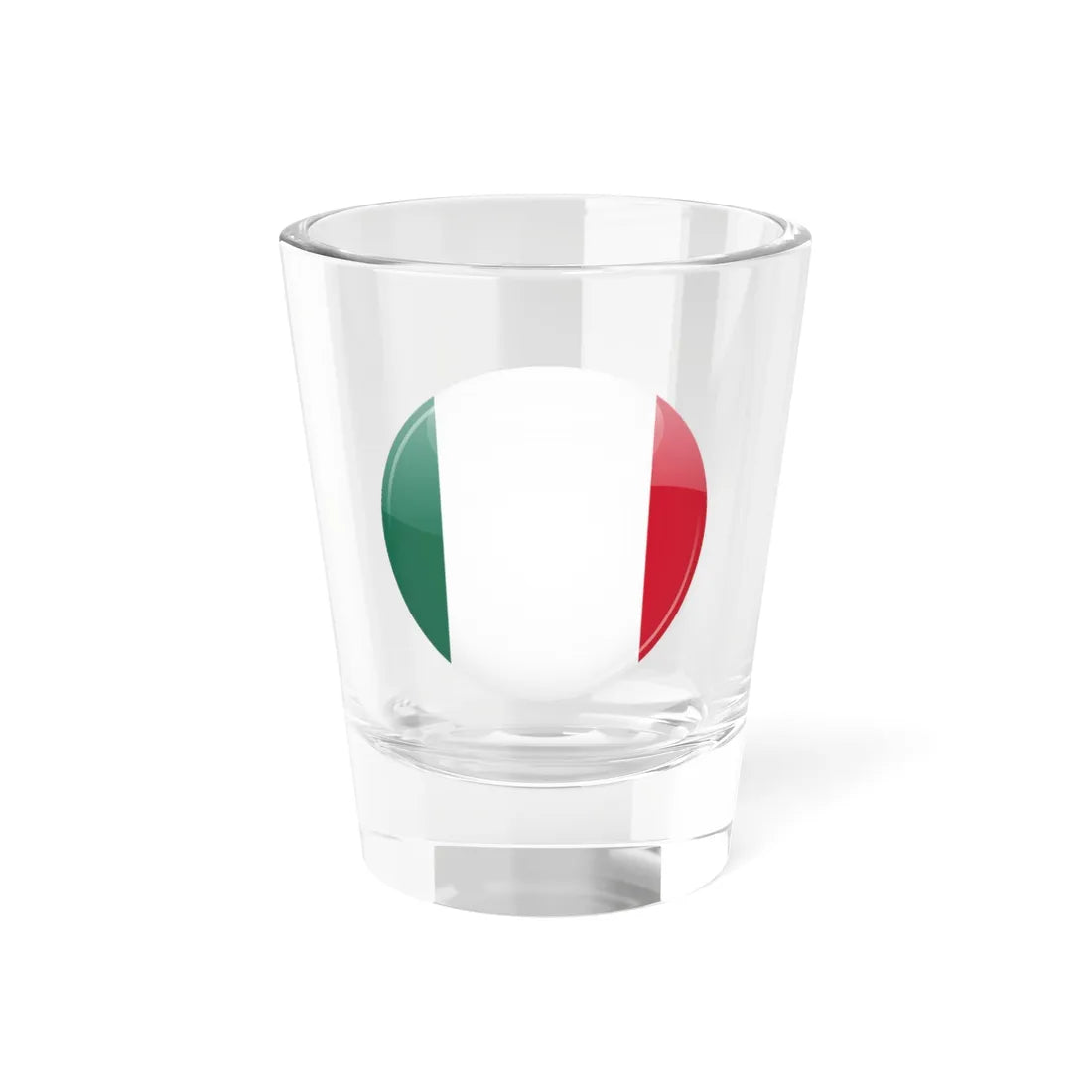 Italy flag icon (Italy) Shot Glass 1.5oz 1.5oz - Go Mug Yourself