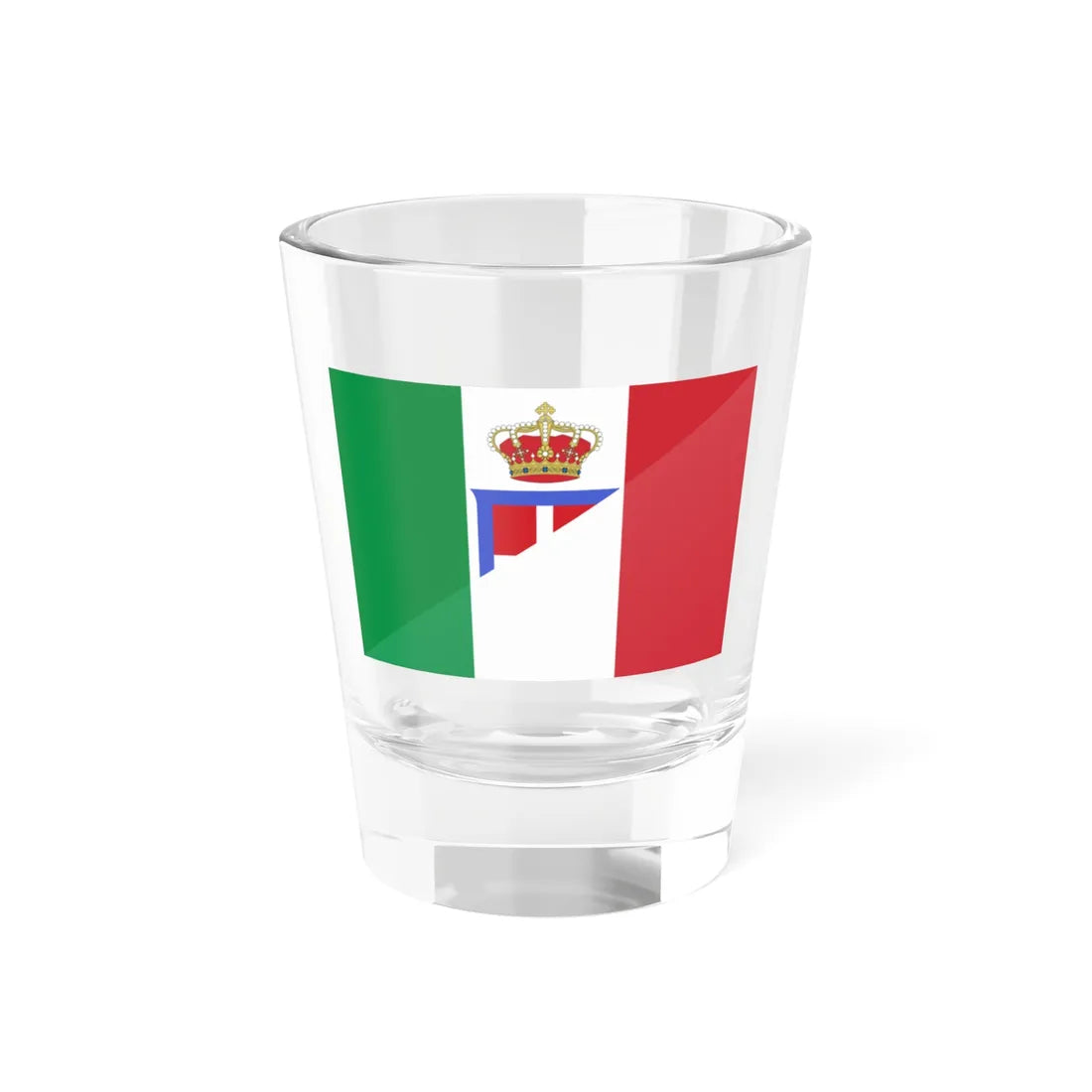 Italy flags fusion (Italy) Shot Glass 1.5oz 1.5oz - Go Mug Yourself