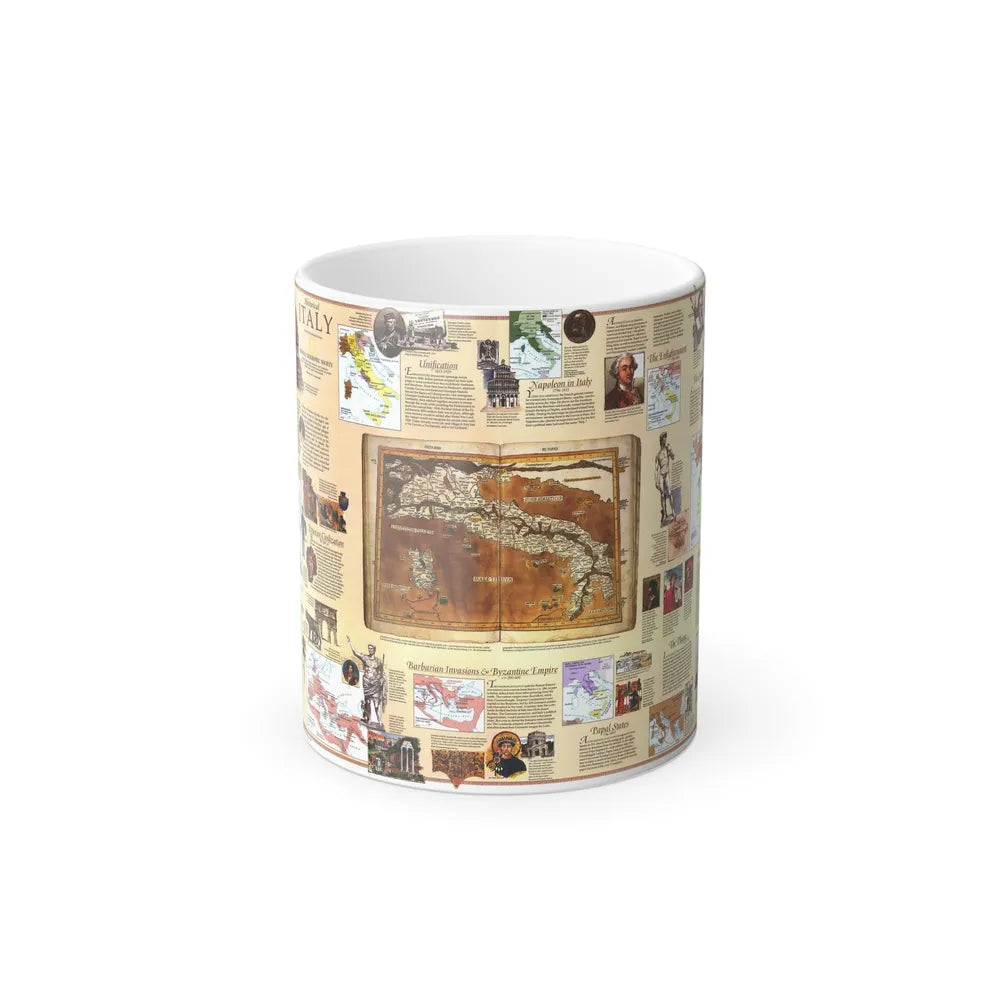 Italy - Historical (1995) (Map) Color Changing Mug 11oz-11oz-Go Mug Yourself