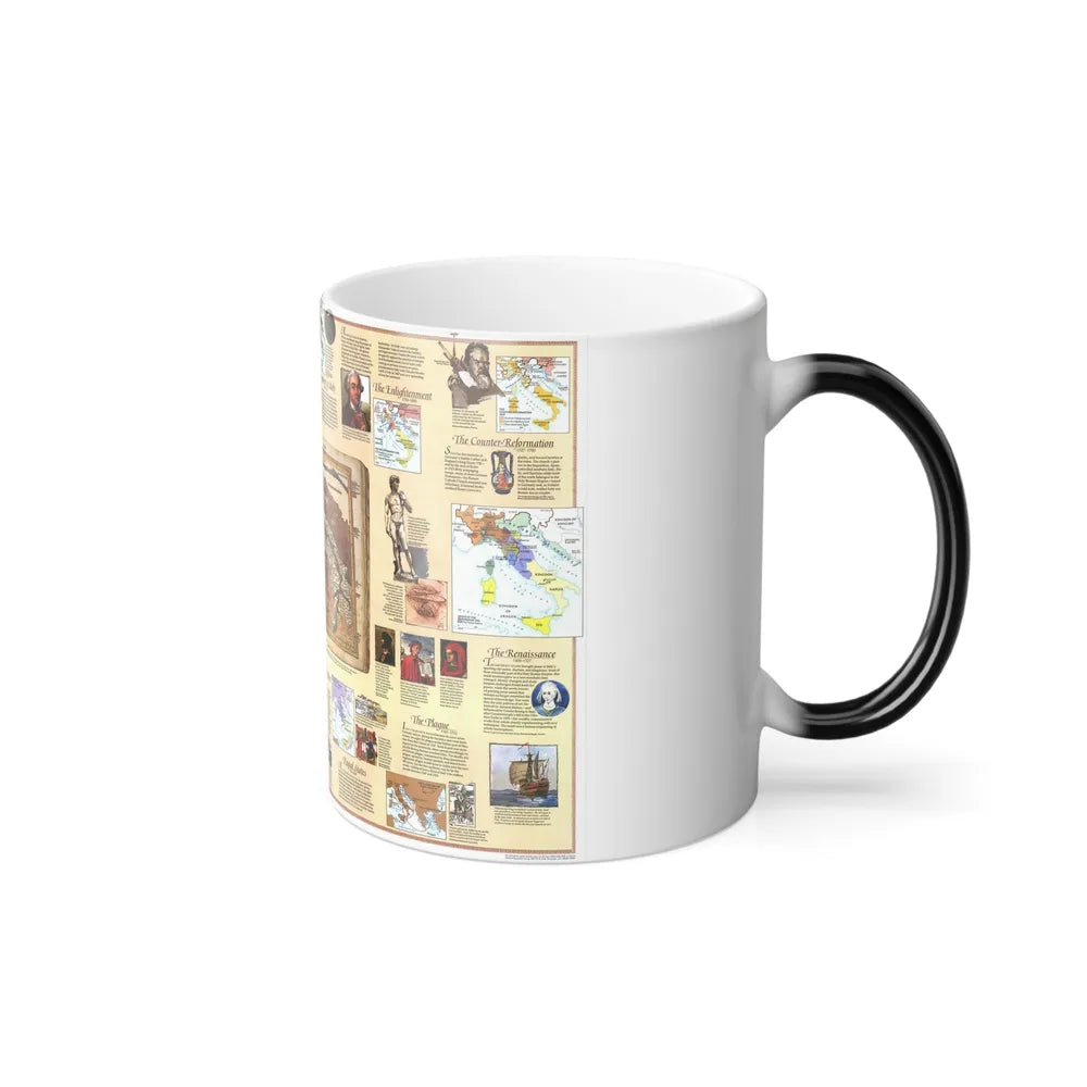 Italy - Historical (1995) (Map) Color Changing Mug 11oz-Go Mug Yourself