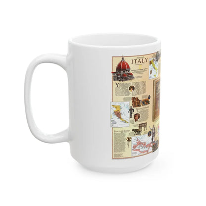 Italy - Historical (1995) (Map) White Coffee Mug-Go Mug Yourself