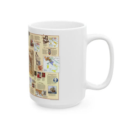 Italy - Historical (1995) (Map) White Coffee Mug-Go Mug Yourself