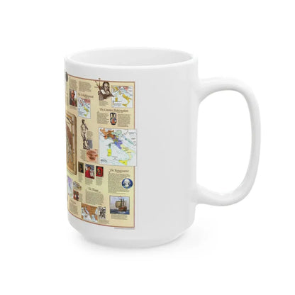 Italy - Historical (1995) (Map) White Coffee Mug - Go Mug Yourself