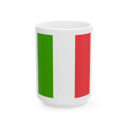 Italy Icon (Italy) White Coffee Mug 15oz - Go Mug Yourself