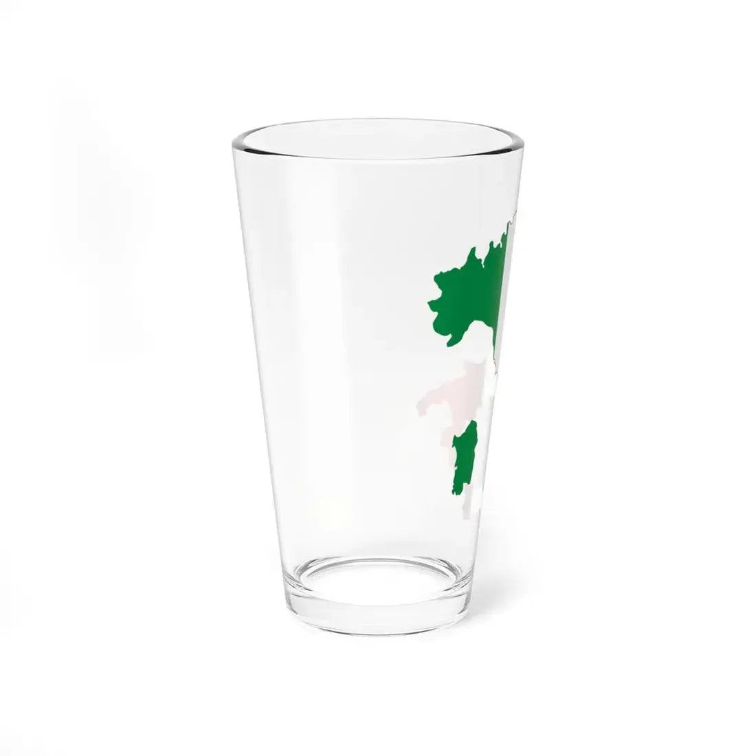 Italy looking like the flag (Italy) Pint Glass 16oz - Go Mug Yourself