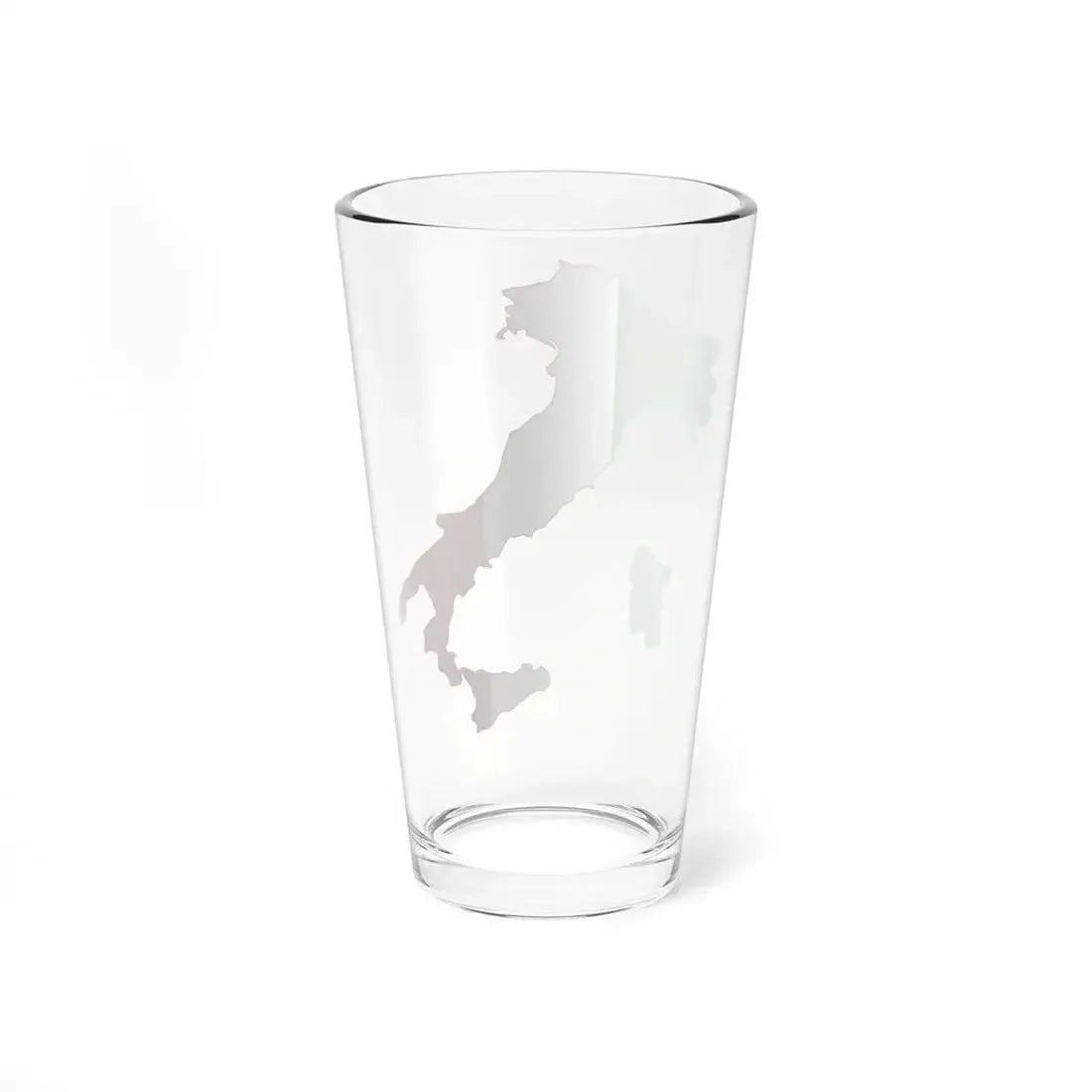 Italy looking like the flag (Italy) Pint Glass 16oz - Go Mug Yourself