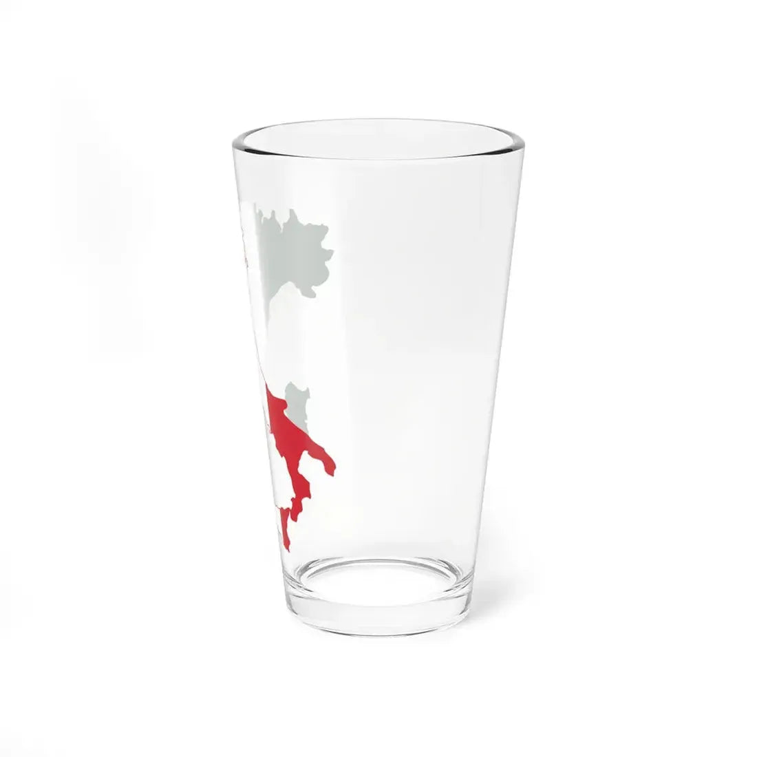 Italy looking like the flag (Italy) Pint Glass 16oz - Go Mug Yourself