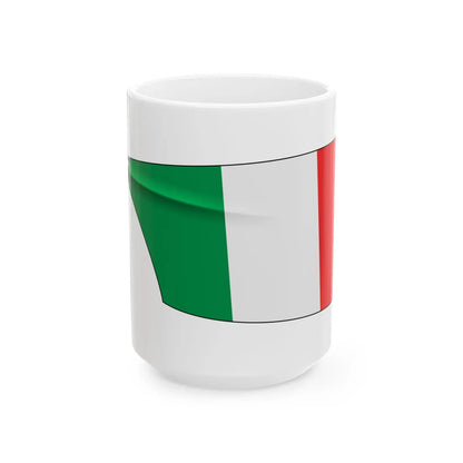 Italy Rowing Blade (Italy) White Coffee Mug 15oz - Go Mug Yourself
