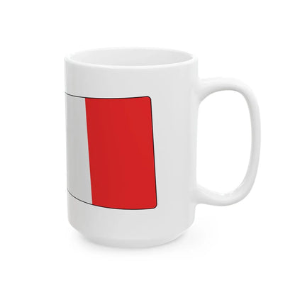 Italy Rowing Blade (Italy) White Coffee Mug - Go Mug Yourself