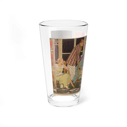 It's a Wise Child, Woman's Home companion illustration, January 1931 - Pint Glass 16oz-Go Mug Yourself