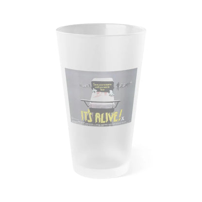 IT'S ALIVE (3) 1974 Movie Poster - Frosted Pint Glass 16oz-16oz-Frosted-Go Mug Yourself