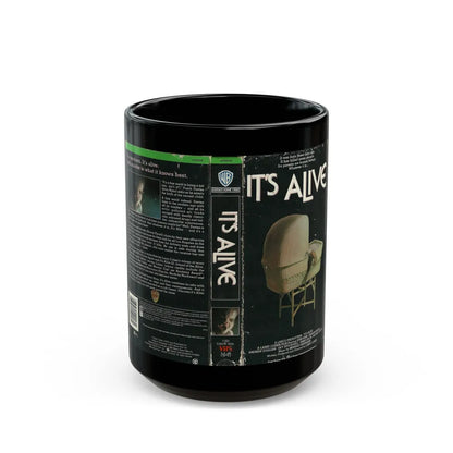 ITS ALIVE (VHS COVER) - Black Coffee Mug-15oz-Go Mug Yourself