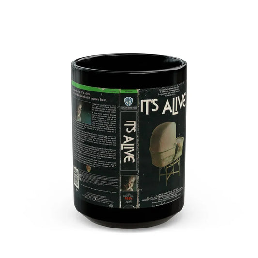 ITS ALIVE (VHS COVER) - Black Coffee Mug 15oz - Go Mug Yourself