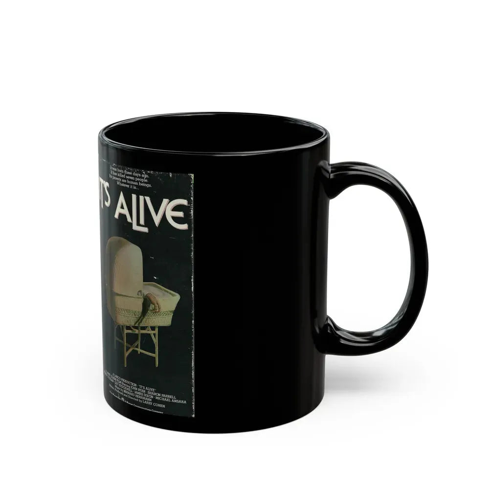 ITS ALIVE (VHS COVER) - Black Coffee Mug - Go Mug Yourself
