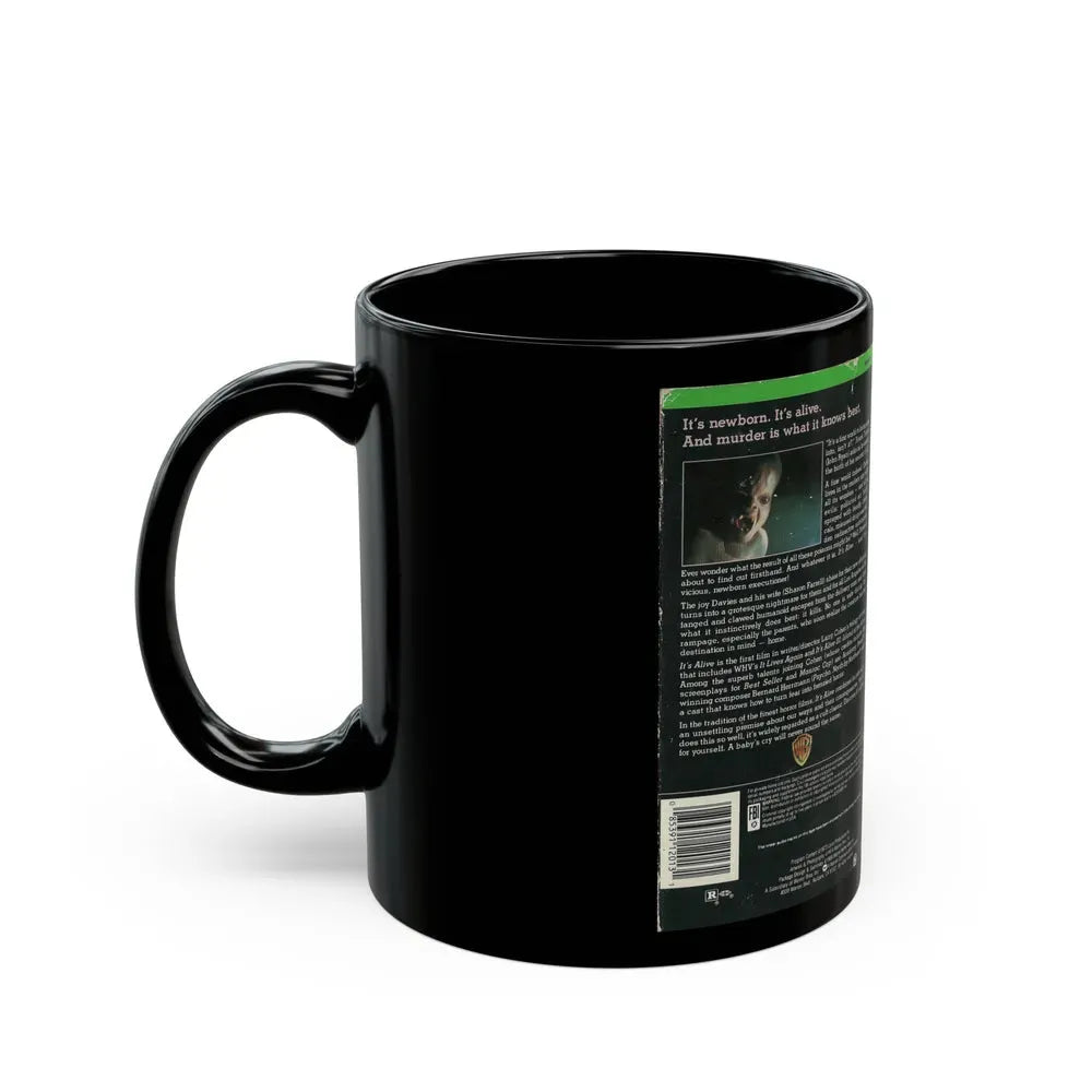 ITS ALIVE (VHS COVER) - Black Coffee Mug - Go Mug Yourself