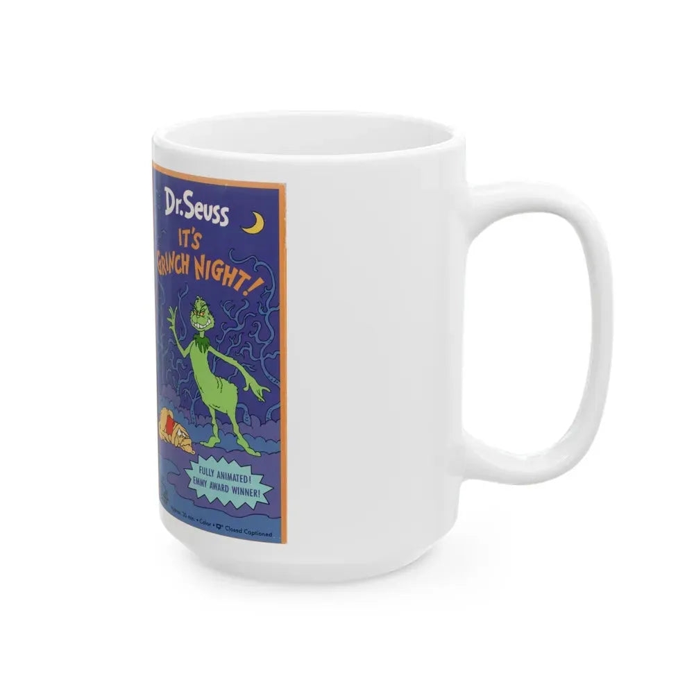 ITS GRINCH NIGHT (VHS COVER) - White Coffee Mug - Go Mug Yourself