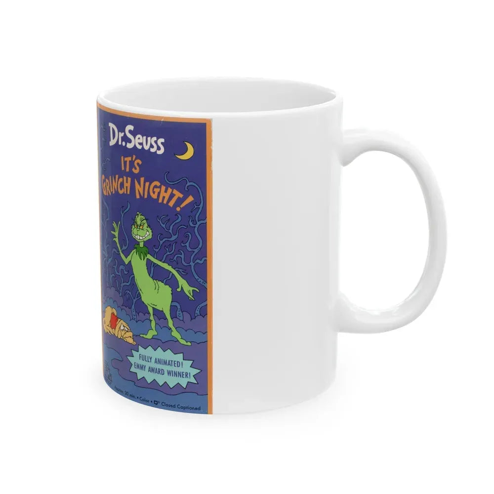 ITS GRINCH NIGHT (VHS COVER) - White Coffee Mug - Go Mug Yourself