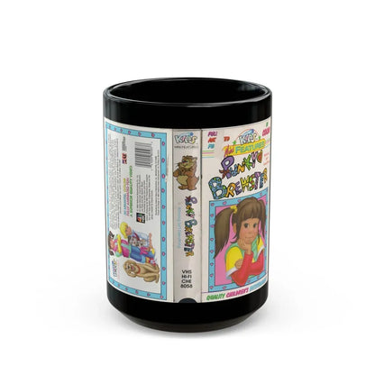 Its Punky Brewster Cartoon Winning Isnt Everything (VHS COVER) - Black Coffee Mug 15oz - Go Mug Yourself