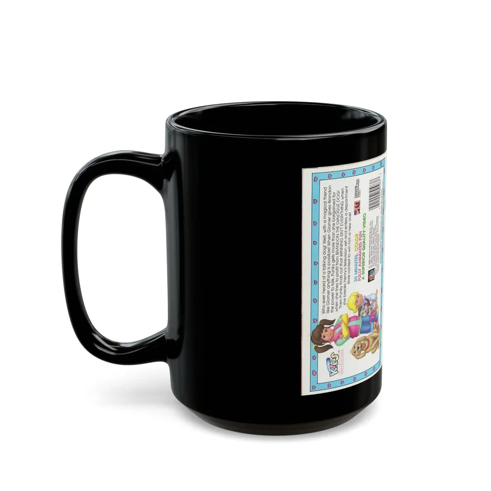 Its Punky Brewster Cartoon Winning Isnt Everything (VHS COVER) - Black Coffee Mug-Go Mug Yourself