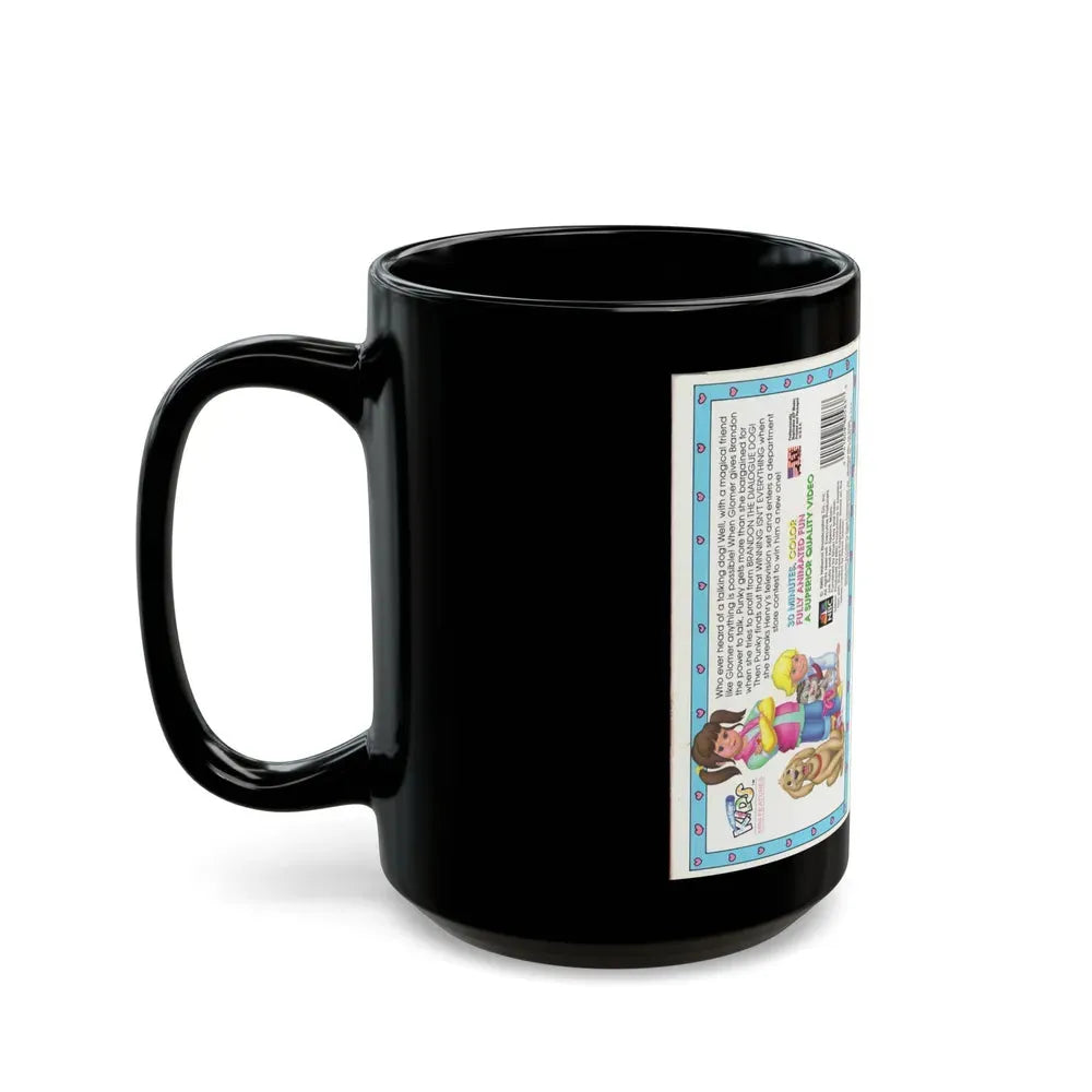 Its Punky Brewster Cartoon Winning Isnt Everything (VHS COVER) - Black Coffee Mug - Go Mug Yourself