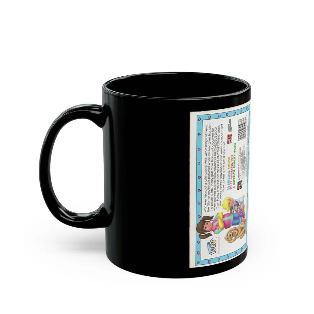 Its Punky Brewster Cartoon Winning Isnt Everything (VHS COVER) - Black Coffee Mug-Go Mug Yourself