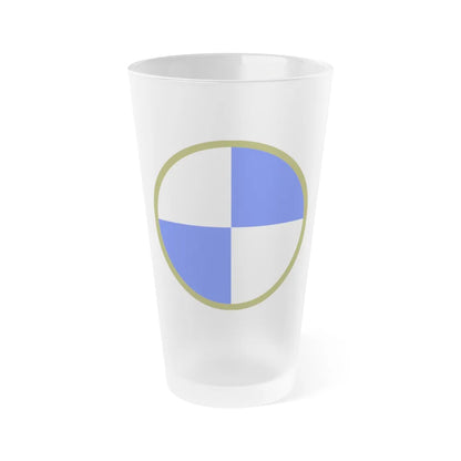 IV Corps (U.S. Army) Frosted Pint Glass 16oz-Go Mug Yourself