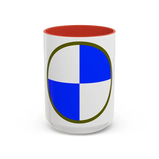 IV Corps (U.S. Army) Accent Coffee Mug 15oz Red - Go Mug Yourself